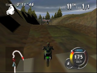 Top Gear Hyper-Bike (Europe) In game screenshot
